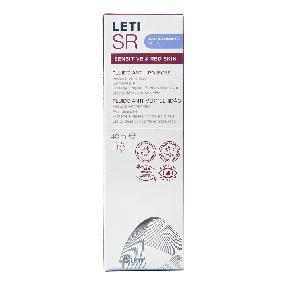 Leti SR Fluide anti-rougeurs, 40 ml
