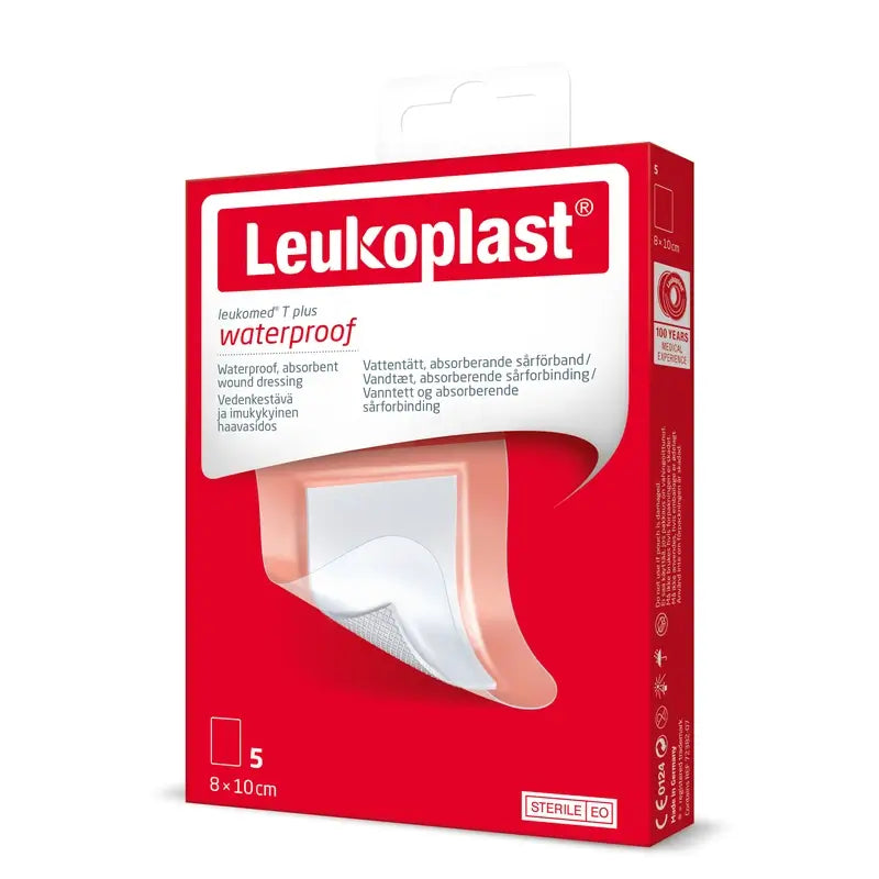 Leukoplast Leukomed T Plus, 8 Cm X 10 Cm, 5 Pcs.