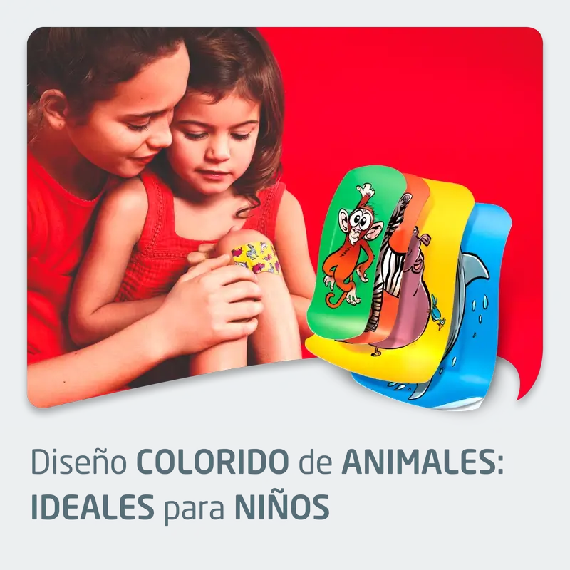Leukoplast Kids Zoo, assortiment de 12 pièces