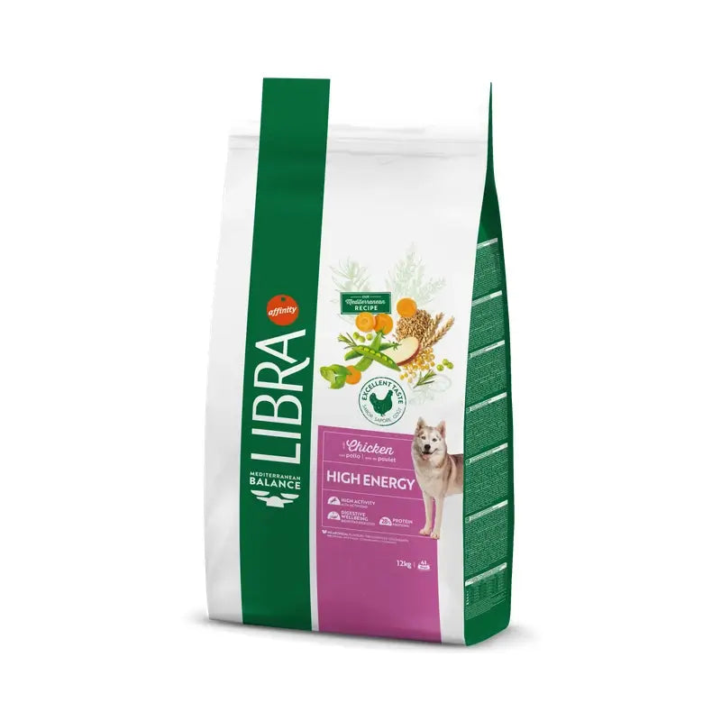 Libra Canine Adult High Energy 12Kg, nourriture pour chiens
