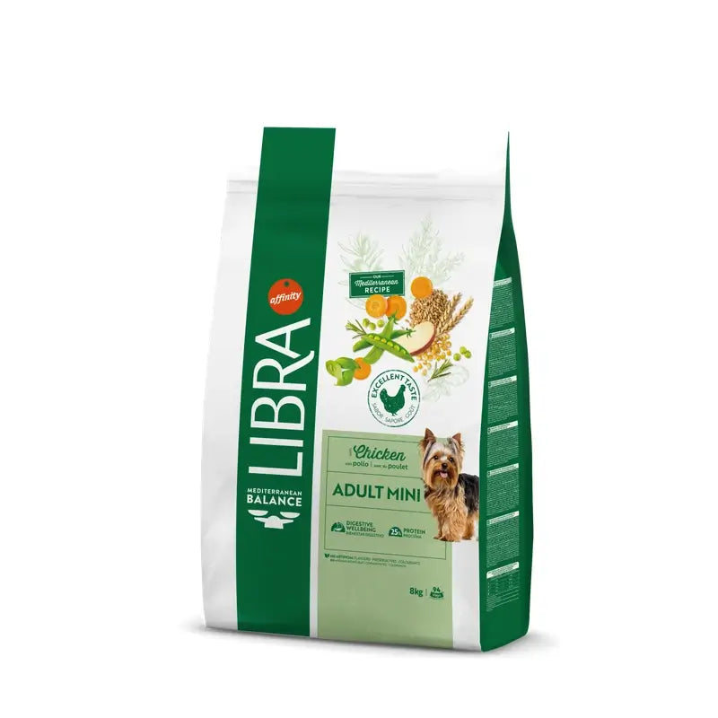 Libra Canine Adult Mini Chicken 8Kg, nourriture pour chiens