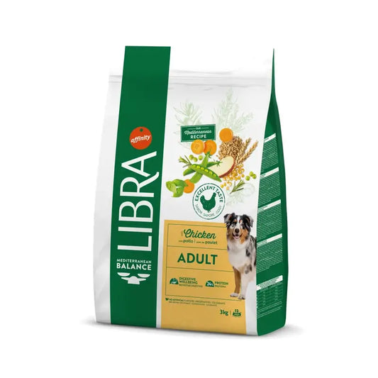 Libra Canine Adult Chicken 3kg, nourriture pour chiens