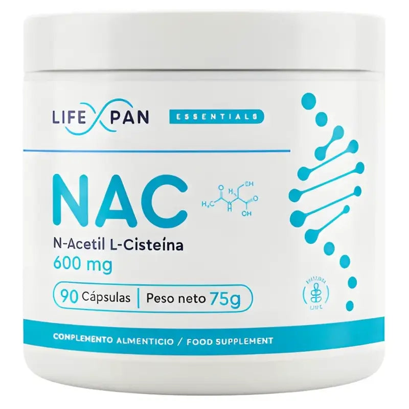 Lifexpan Nac 600 Mg N-Acétylcystéine , 90 gélules