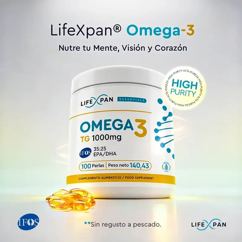 Lifexpan Omega 3 Ultra Pure Ifos 1000 Mg , 100 gélules