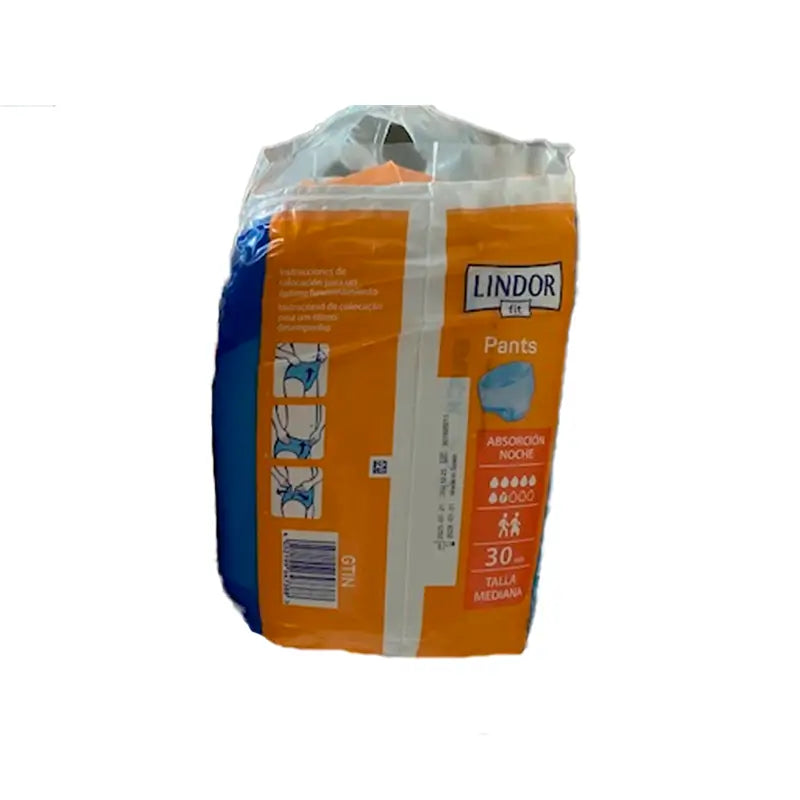 Lindor Fit Pants Night Nappies Size M, 60 pcs.