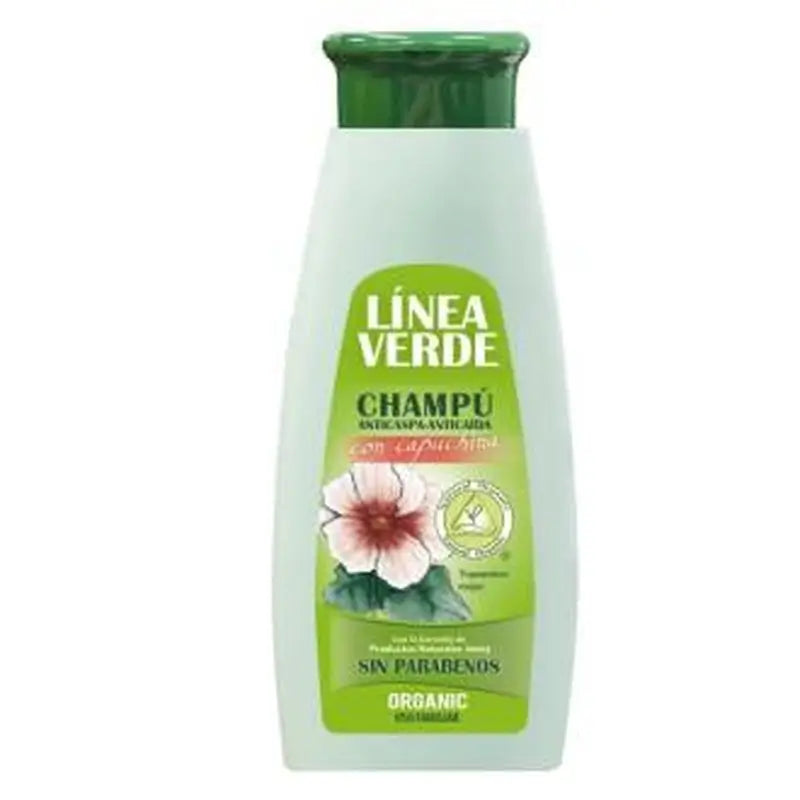 Linea Verde Anti-Dandruff-Anticaida Capuchina Shampoo 400Ml.