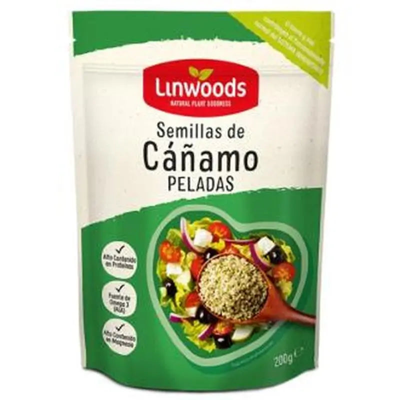 Linwoods Peeled Hemp Seeds 225Gr.