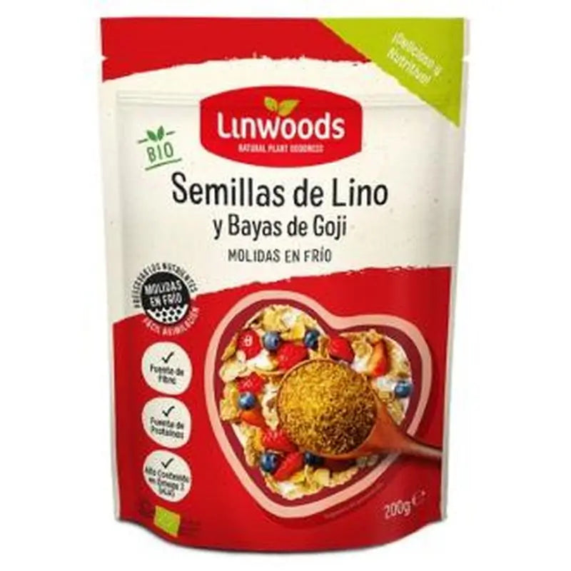 Linwoods Cold Ground Flax & Goji Seeds 200Gr.