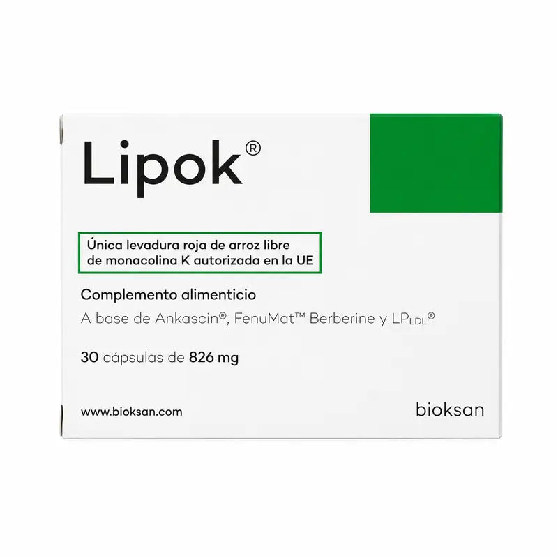 Lipok, complément alimentaire, 30 gélules