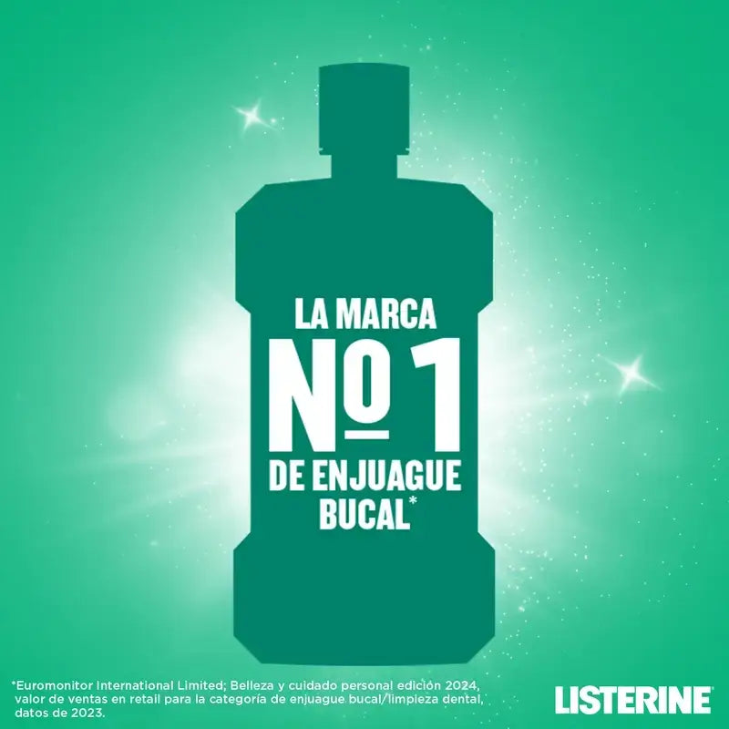 Listerine Duplo Bain de bouche à la menthe fraîche, 2 x 500 ml