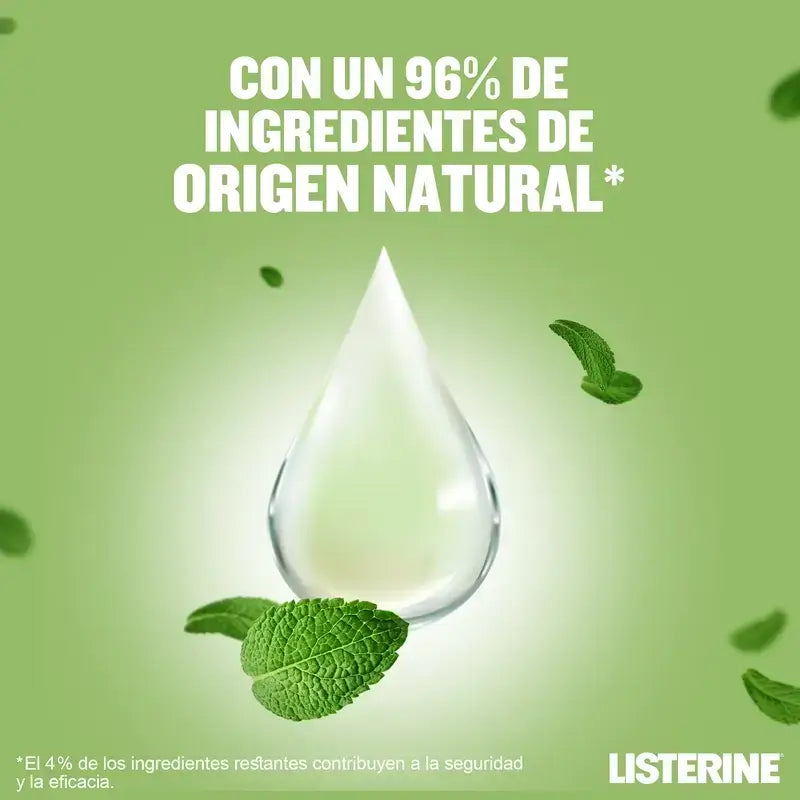 Listerine Duplo Naturals Bain de bouche gingival, 2 x 500 ml