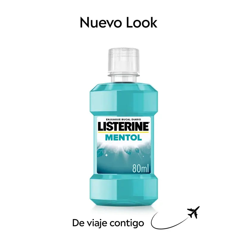 Rince-bouche Listerine Menthol, 80 ml