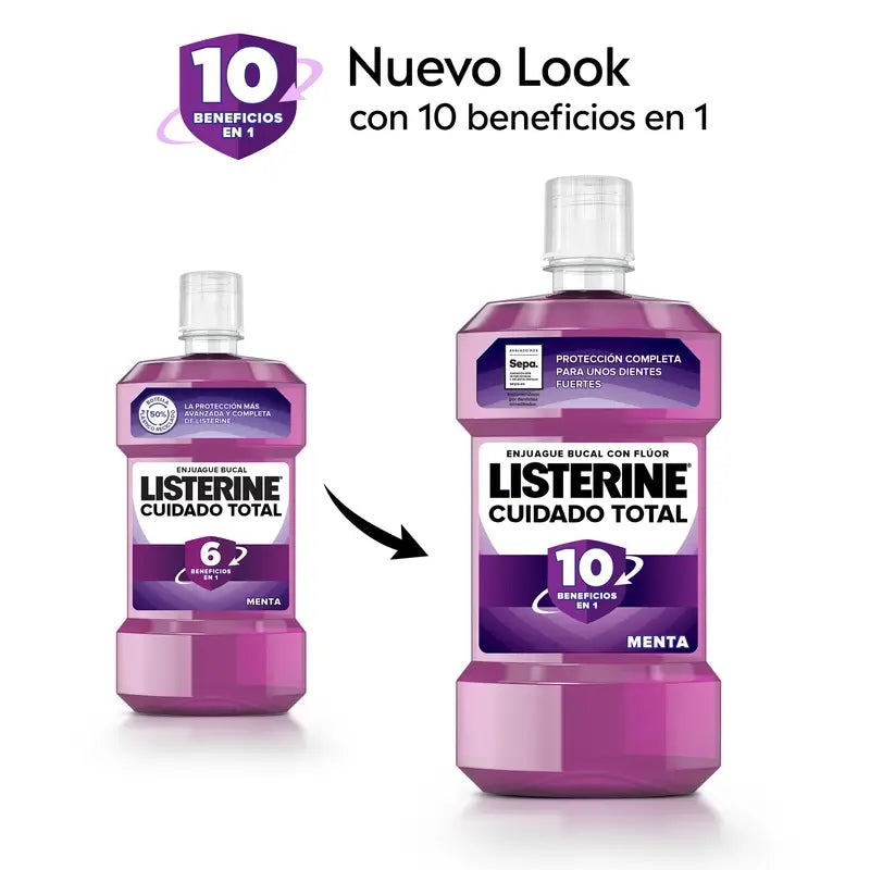 Listerine Total Care Bain de bouche à la menthe, 250 ml