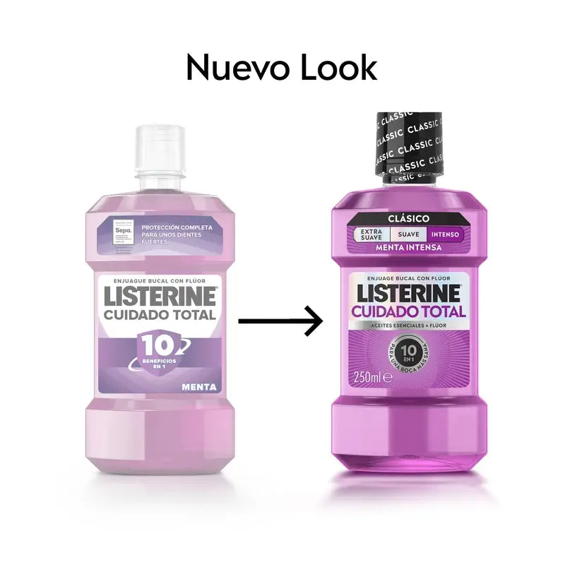 Listerine Total Care Bain de bouche à la menthe, 250 ml
