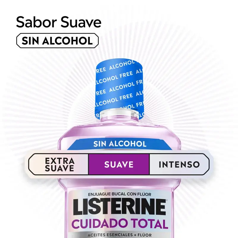 Rince-bouche sans alcool Listerine Total Care Mild Flavour, 500 ml