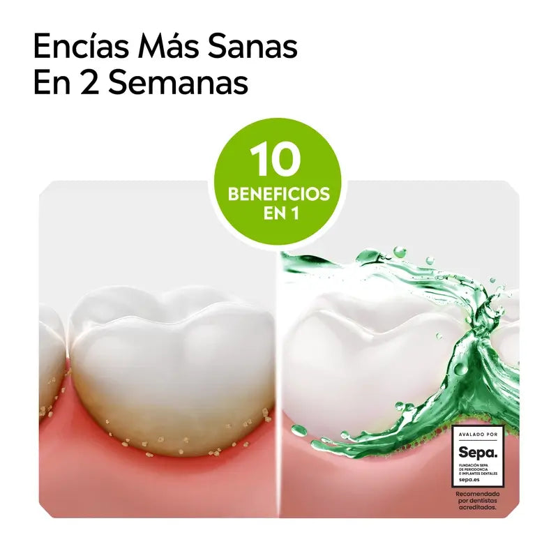 Rince-bouche Listerine pour la protection des dents et des gencives, menthe fraîche, 500 ml