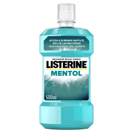 LISTERINE Bain de bouche au menthol, 500 ml