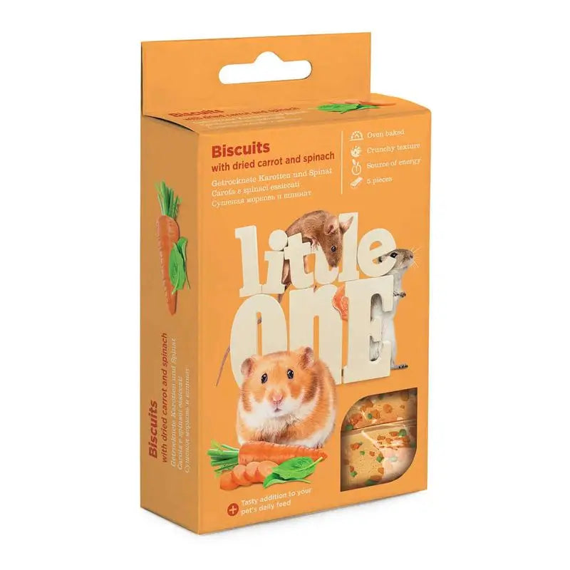 Littleone Biscuits Carrot Spinach Animal Small 8X35Gr