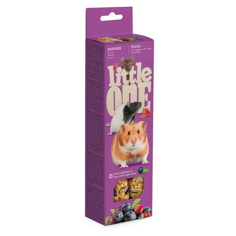 Littleone Sticks Berries Hamster Rat Mice Gerbils 8X120Gr