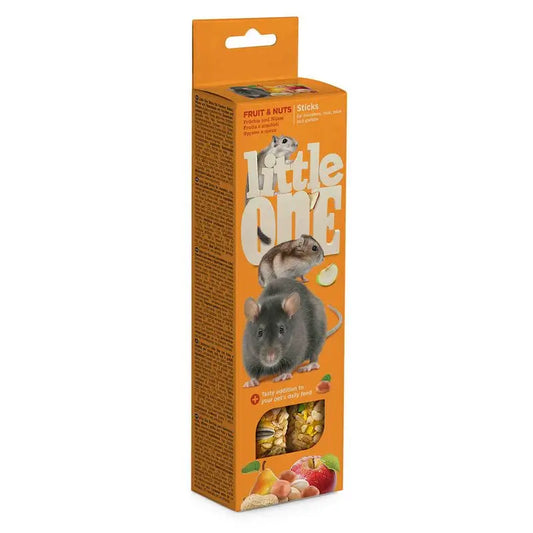 Littleone Sticks Dried Fruit Hamster Mouse Gerbils 8X120Gr