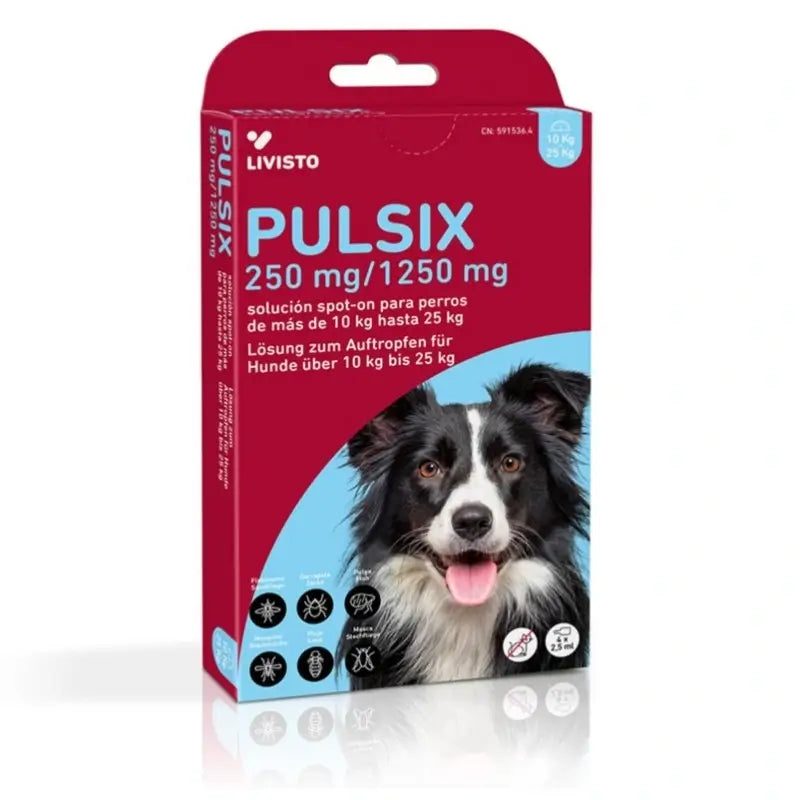 Livisto Pulsix 10-25 kg, 4 pipettes