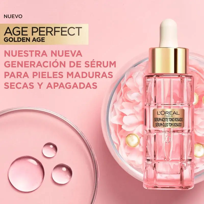 L'Oréal Paris Golden Age Perfect Pink Sérum anti-âge.