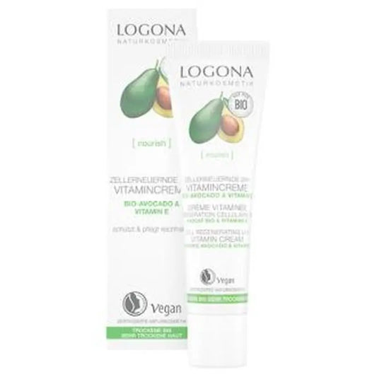 Logona Regenerating Vitamin Cream 24H Avocado 30Ml.