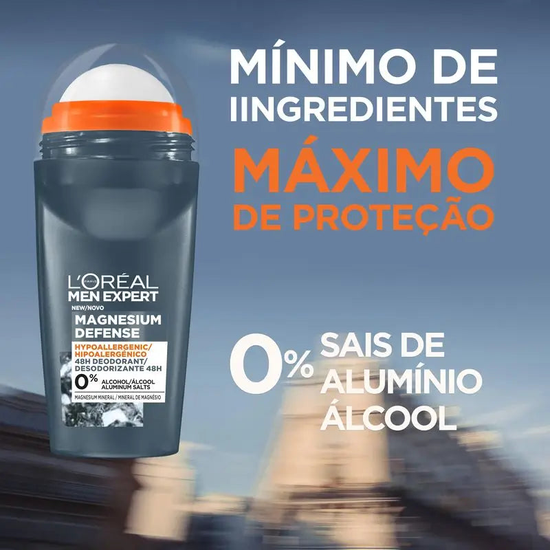 L'Oréal Paris Men Expert Déodorant Roll-On 50 Ml