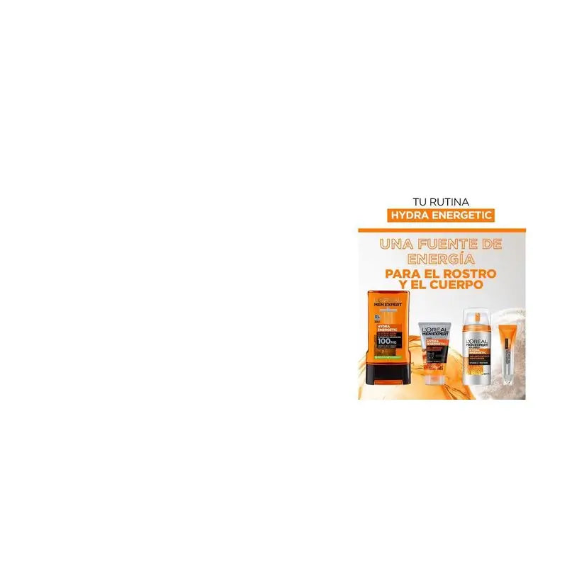 L'Oréal Paris Men Expert Hydra Energetic 24H Anti-Fatigue Crème Hydratante pour Homme à la Vitamine C et aux Protéines - 50 Ml