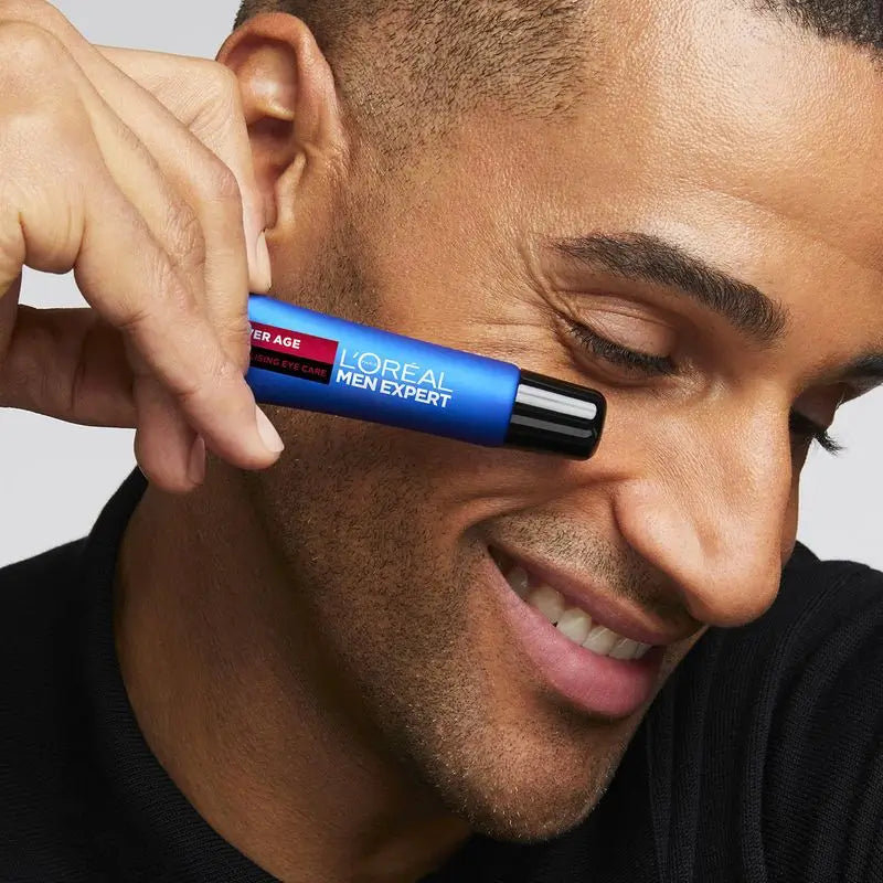 L'Oréal Paris Men Expert Power Age Contour des Yeux Anti-Age avec Acide Hyaluronique [Nouveau Pack Vitalift].