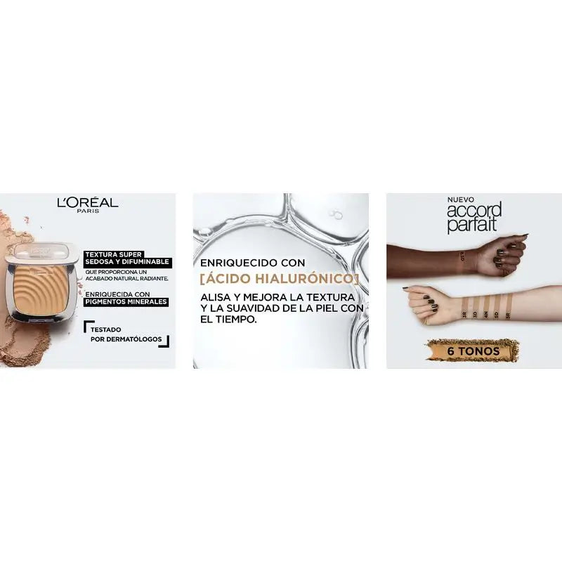 L'Oréal Paris Accord Parfait Fond de teint poudre hydratante 5.
