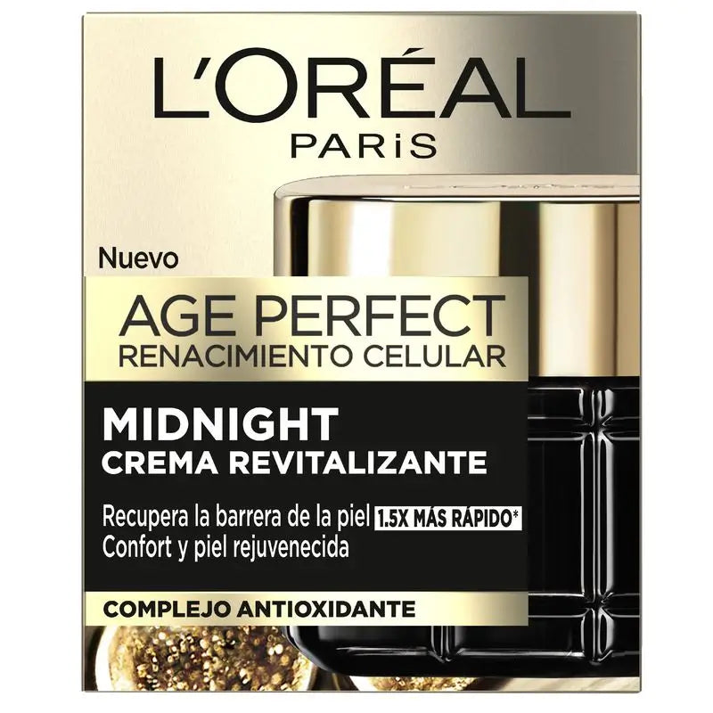 L'Oréal Paris Age Perfect Cellular Renaissance : Crème revitalisante avec complexe antioxydant, 50 ml