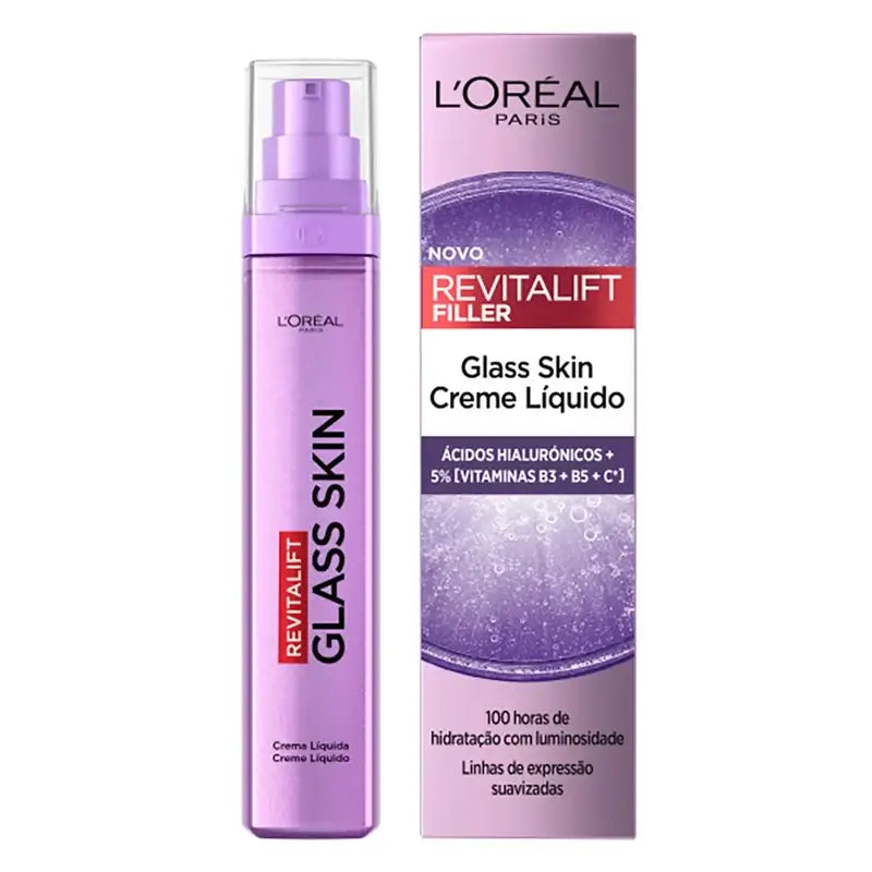 L'Oréal Paris Anti-Age Revitalift Filler Glass Skin Liquid Cream, 50 ml