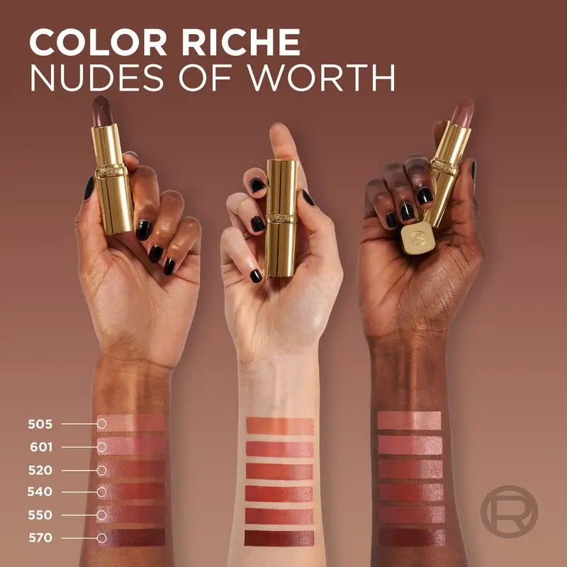 L'Oréal Paris Rouge à lèvres Color Riche Nudes Of Worth Satin Shade 601 Worth It
