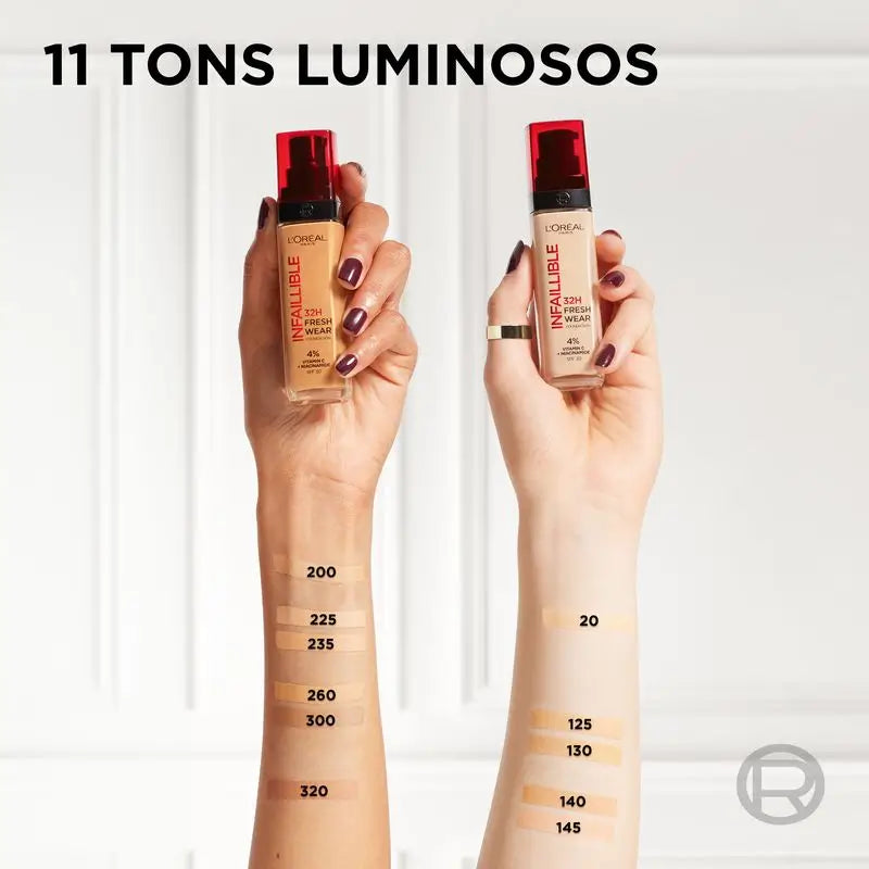 L'Oréal Paris Fond de teint Infaillible 32H Freshwear 30Ml Shade 100