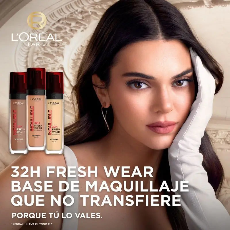 L'Oréal Paris Fond de teint Infaillible 32H Freshwear 30Ml Shade 100