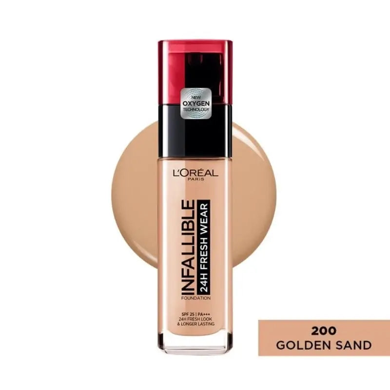 L'Oréal Paris Fond de teint Infaillible 32H Freshwear 30Ml Teinte 200