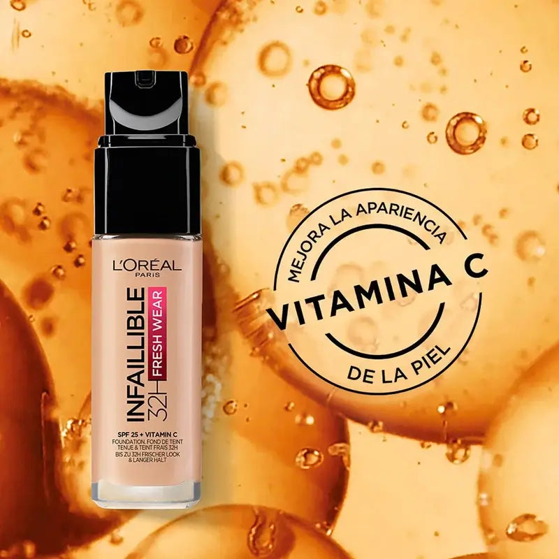 L'Oréal Paris Fond de teint Infaillible 32H Freshwear 30Ml Teinte 200