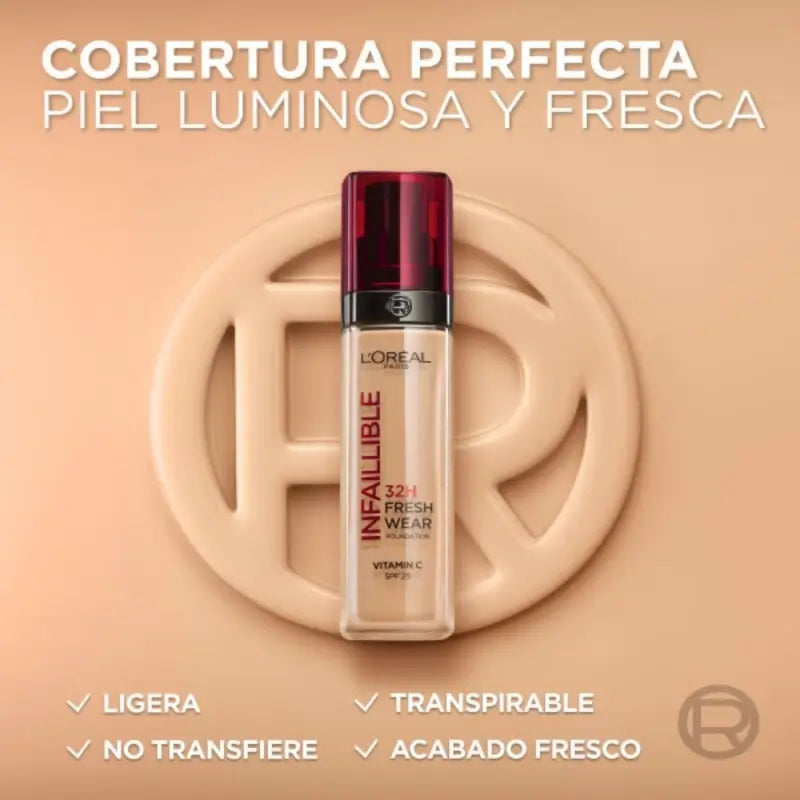 L'Oréal Paris Fond de teint Infaillible 32H Freshwear 30Ml Teinte 235