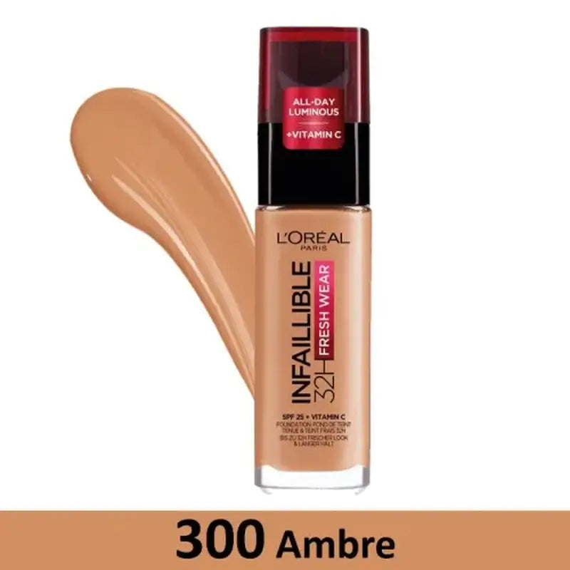 L'Oréal Paris Fond de teint Infaillible 32H Freshwear 30Ml Shade 300