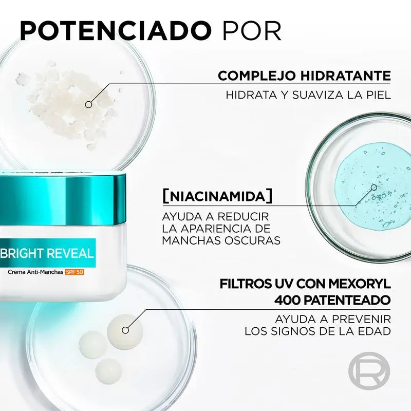 L'Oréal Paris Bright Reveal Crème anti-imperfections Spf 50