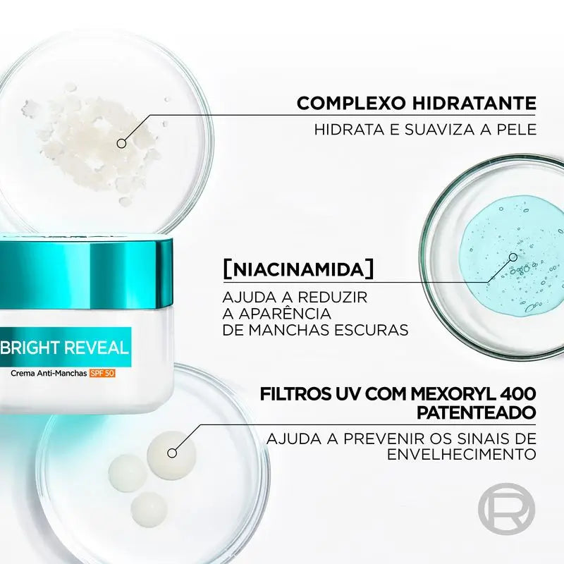 L'Oréal Paris Bright Reveal Crème anti-imperfections Spf 50