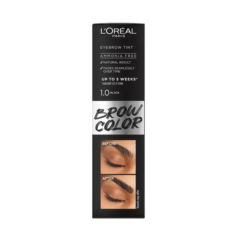 L'Oréal Paris Brow Colour Colorant à sourcils semi-permanent 1.0 noir