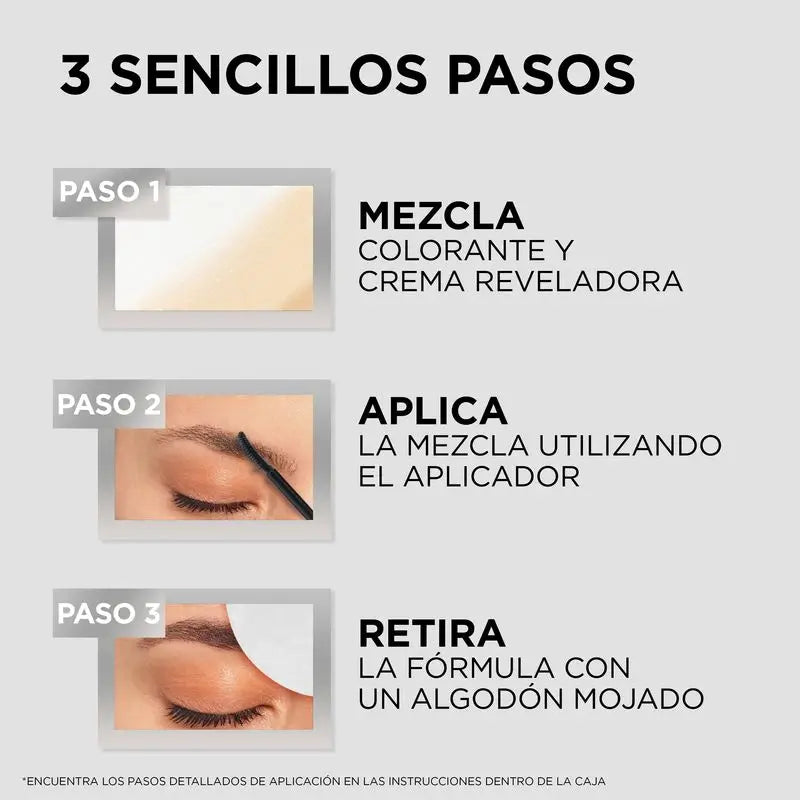 L'Oréal Paris Brow Colour Colorant à sourcils semi-permanent 1.0 noir