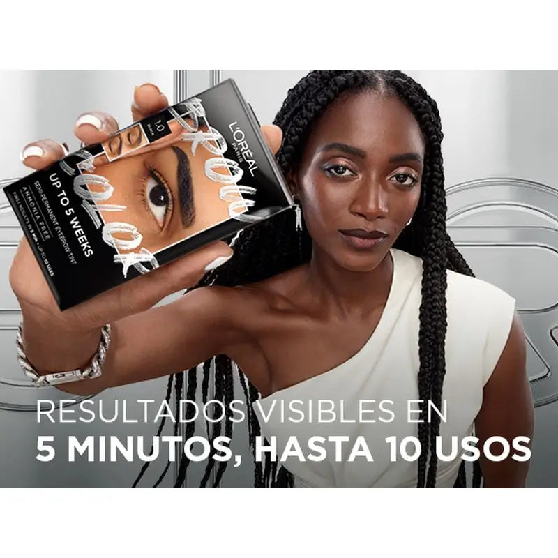 L'Oréal Paris Brow Colour Colorant à sourcils semi-permanent 1.0 noir