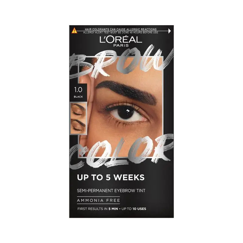 L'Oréal Paris Brow Colour Colorant à sourcils semi-permanent 1.0 noir
