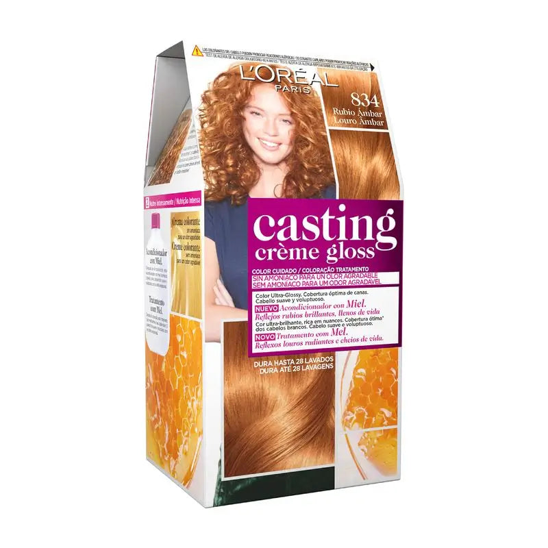 L'Oréal Paris Casting Creme Gloss Colour Bath 834 Amber Blonde