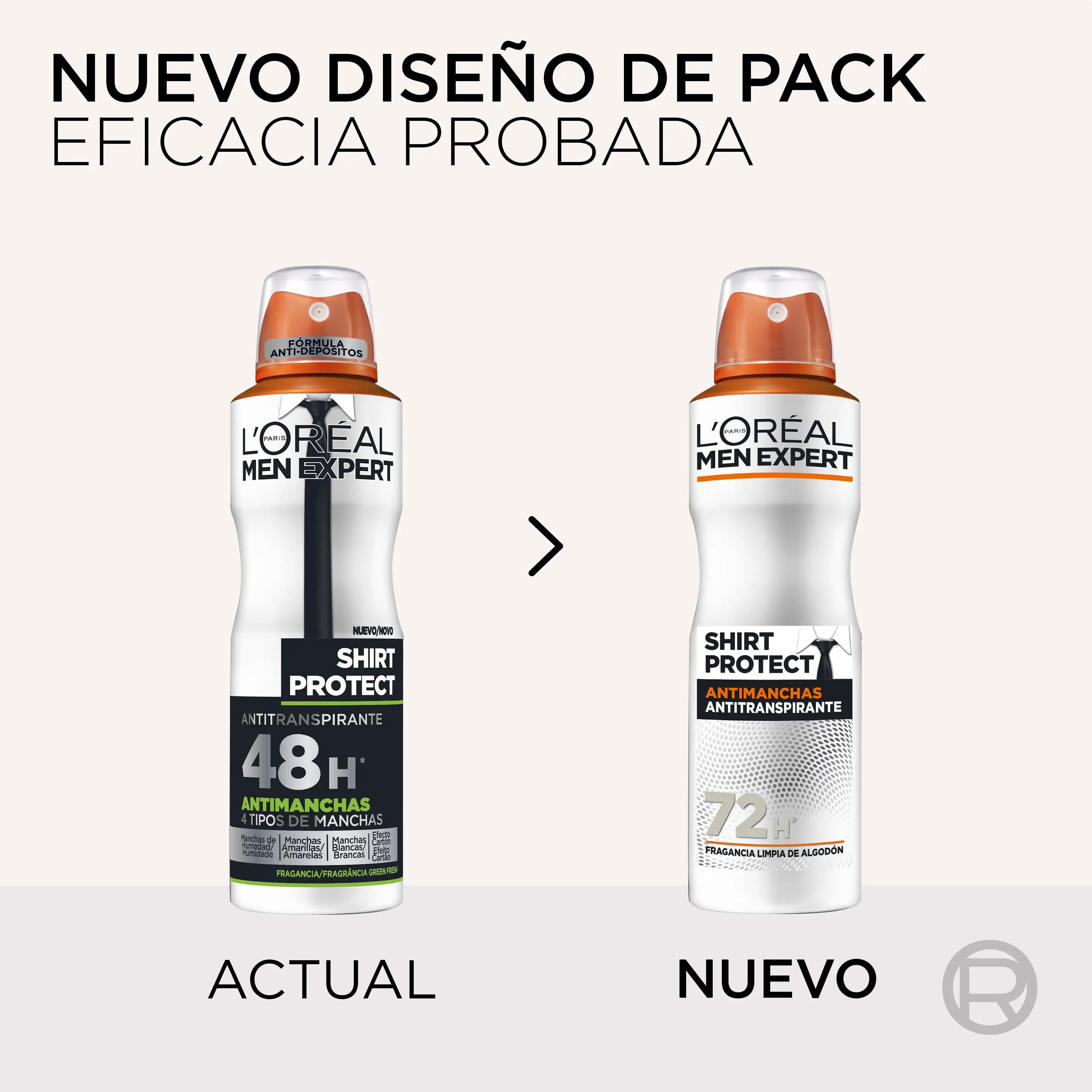 L'Oréal Paris Déodorant Homme 48H Spray Anti-Points, 150 ml