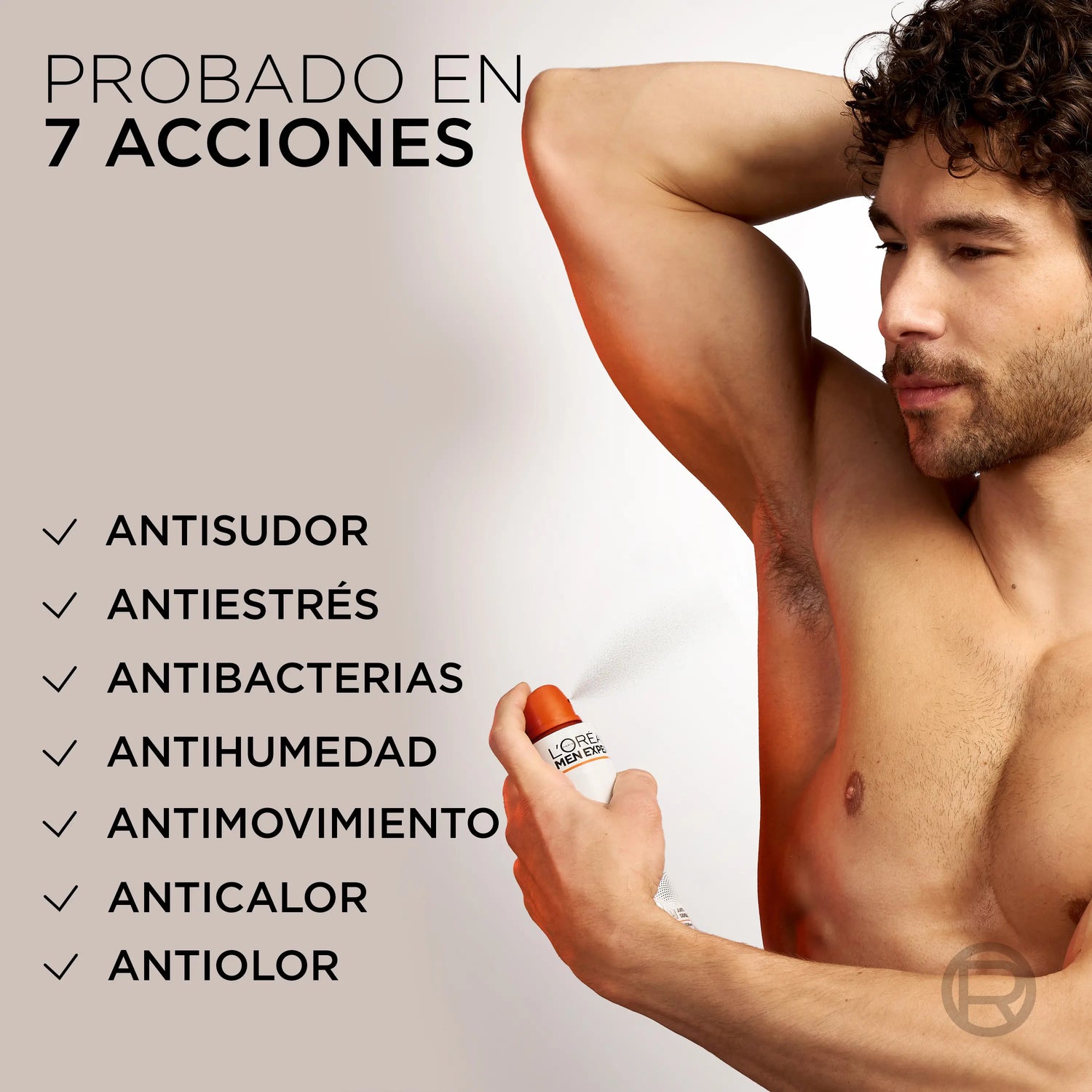 L'Oréal Paris Déodorant Homme 48H Spray Anti-Points, 150 ml
