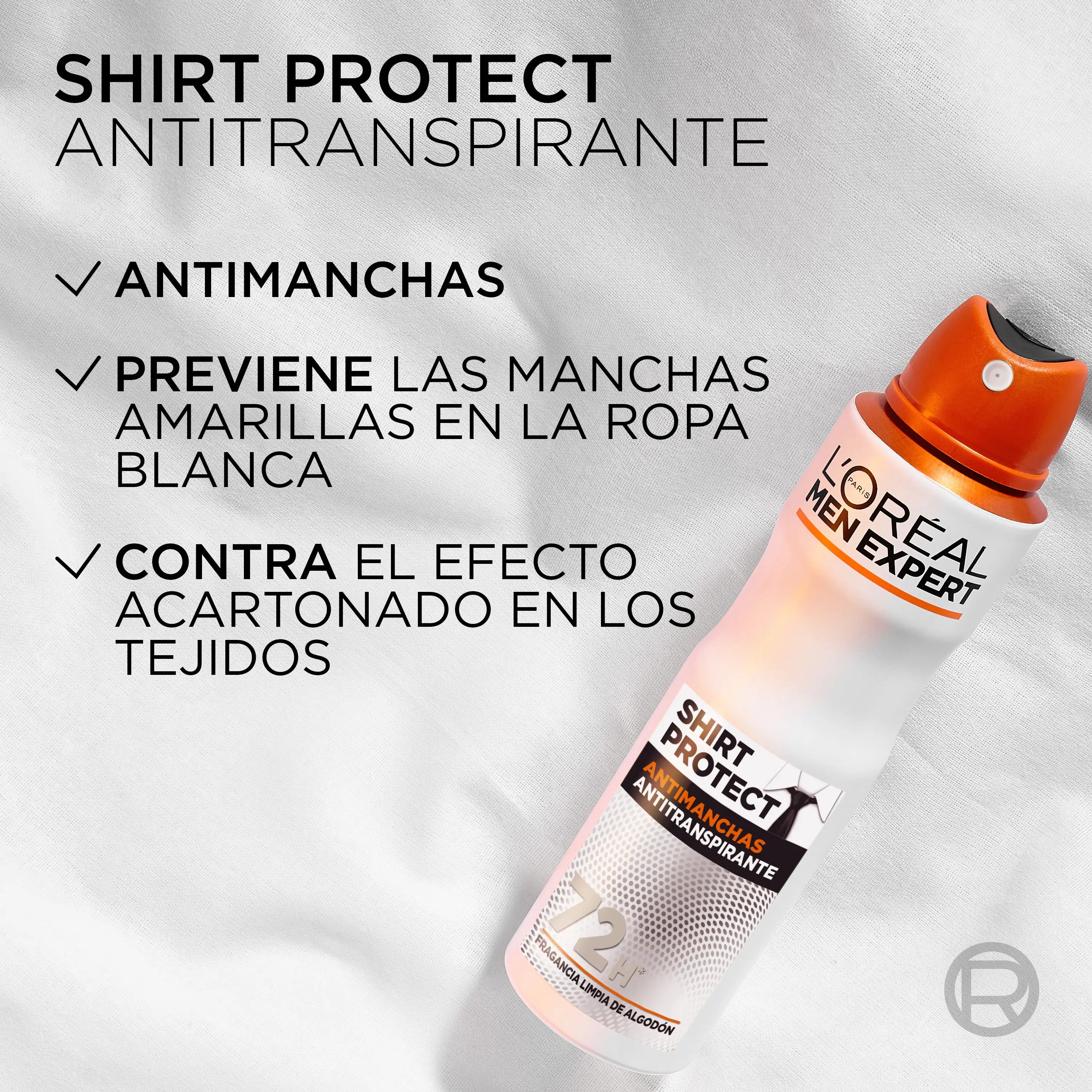 L'Oréal Paris Déodorant Homme 48H Spray Anti-Points, 150 ml